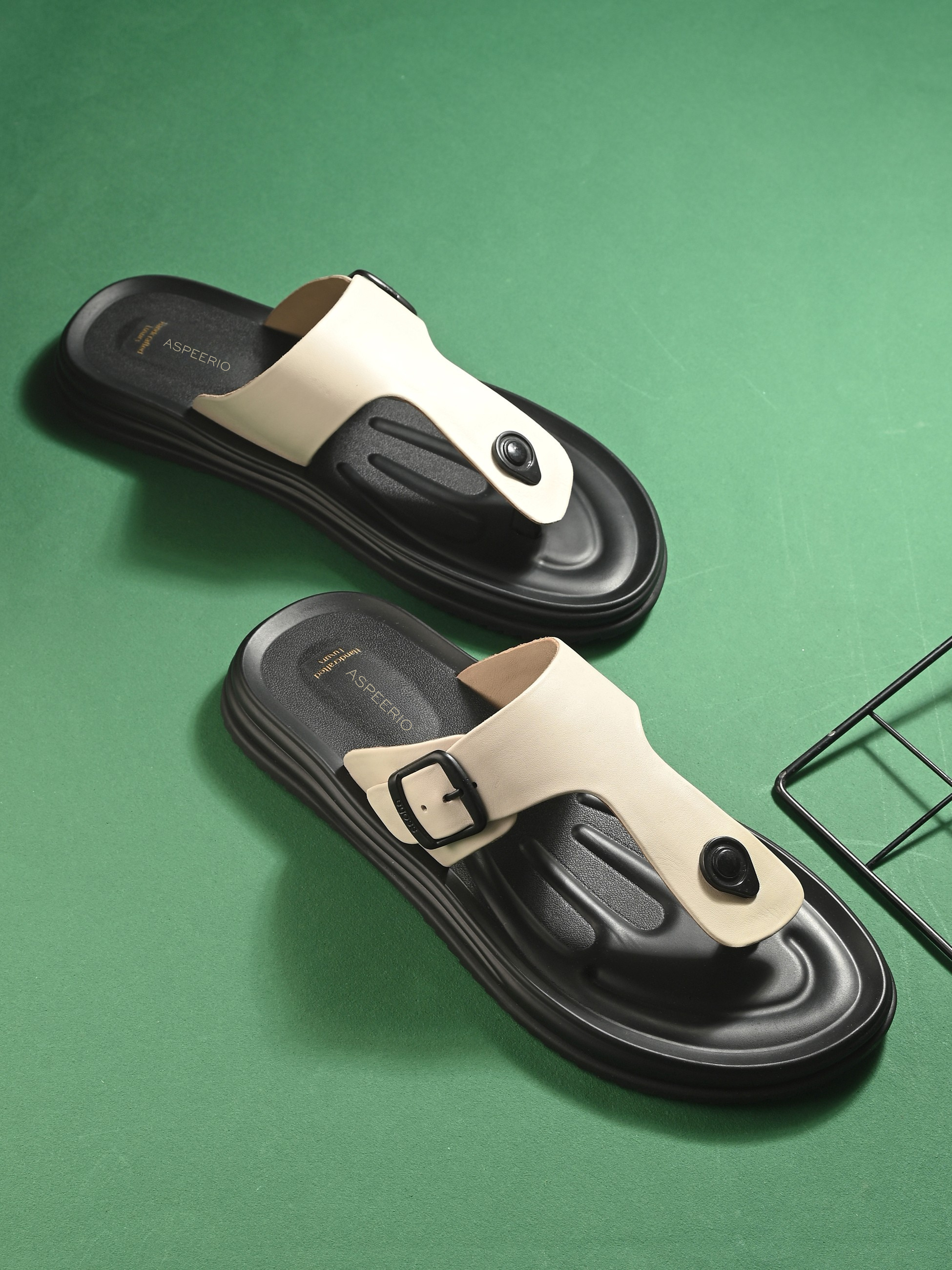 Egoss Shoes Comet Leather Slippers by Aspeerio - view 2