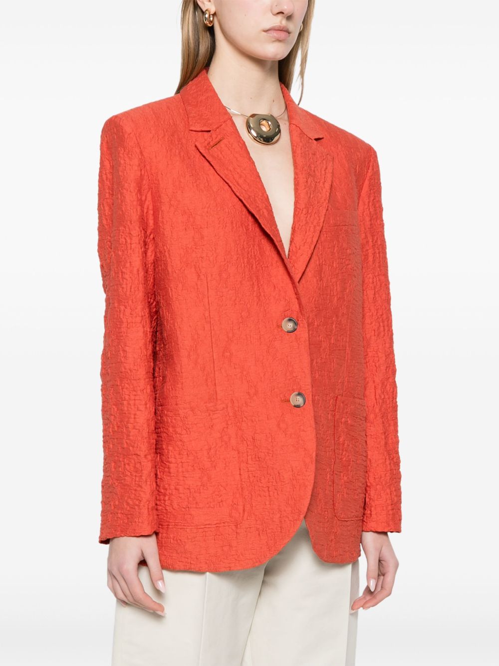 Harris Wharf London Cotton blend blazer jacket - view 2