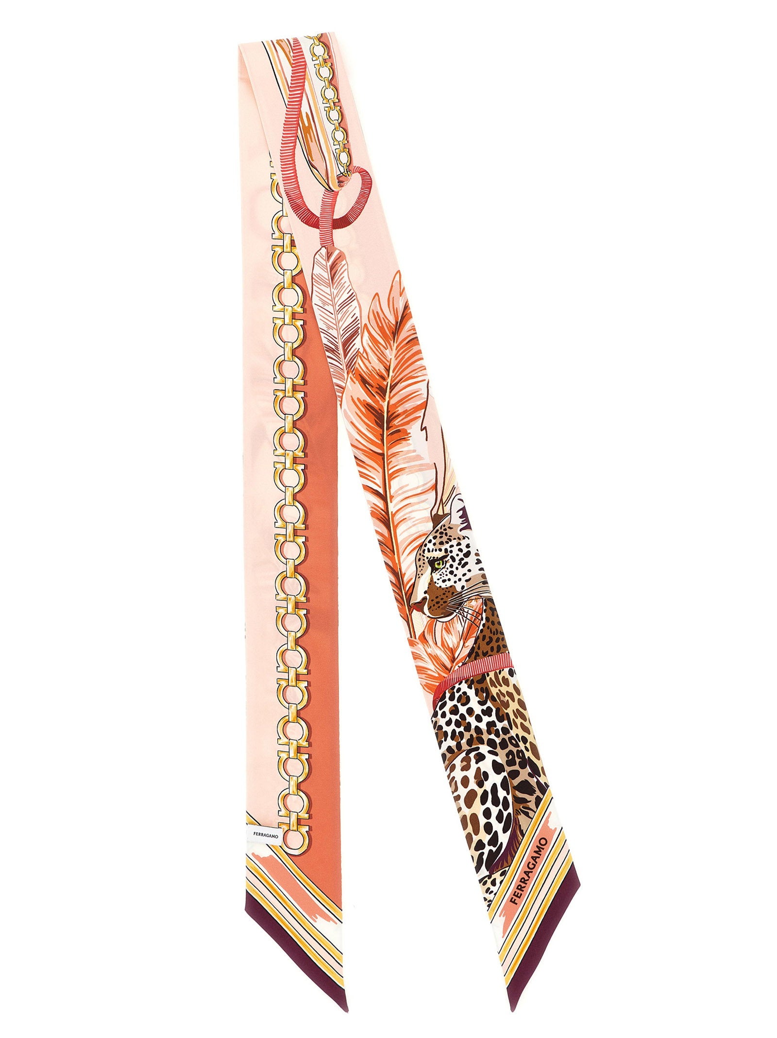 Ferragamo Felindra Mini Bandeau – 100% silk