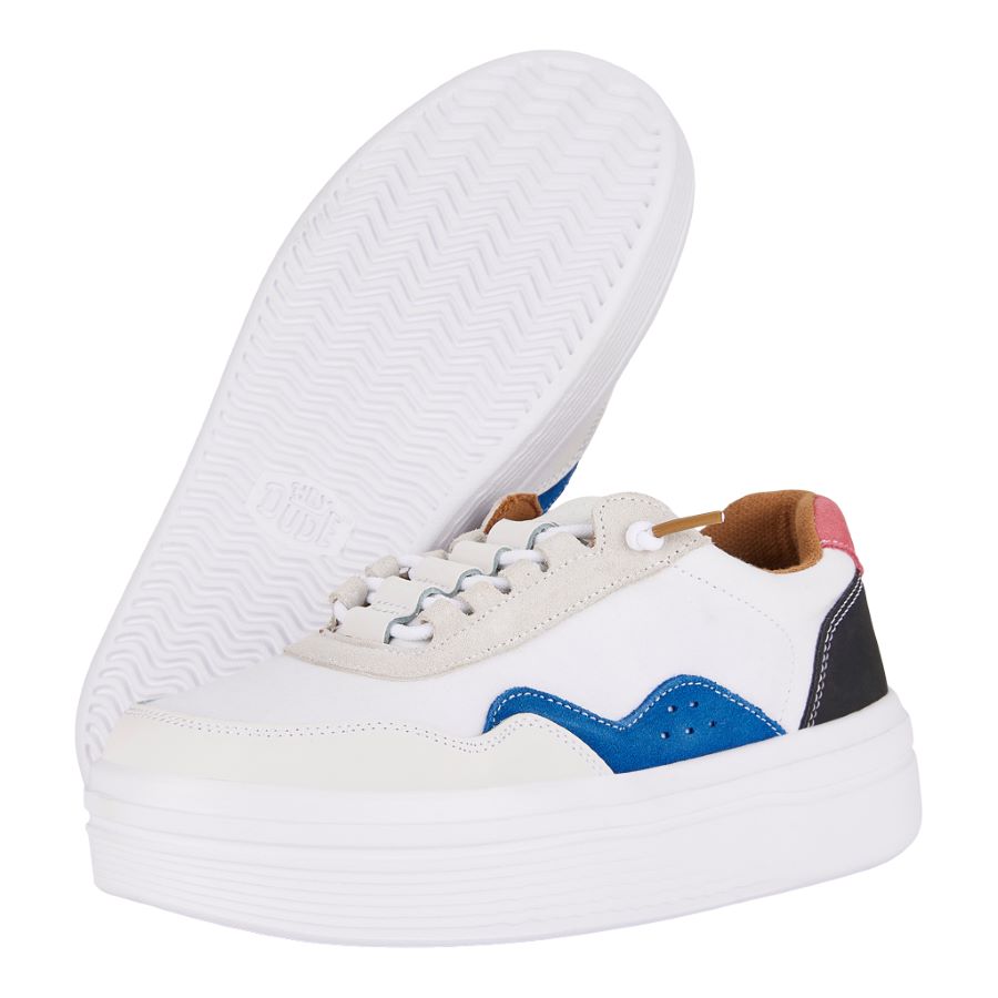 HEYDUDE shoes Hudson Lift Colorblock - Blue/Multi - view 4