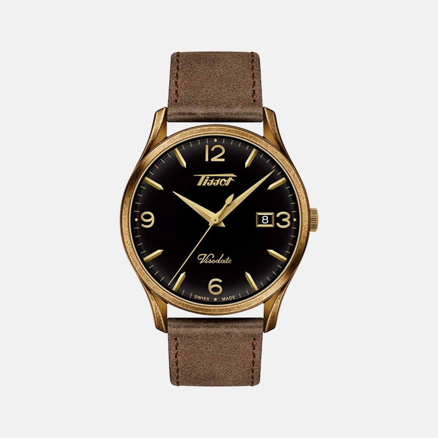 Tissot Heritage Visodate Men Analog Leather Watch T1184103605700