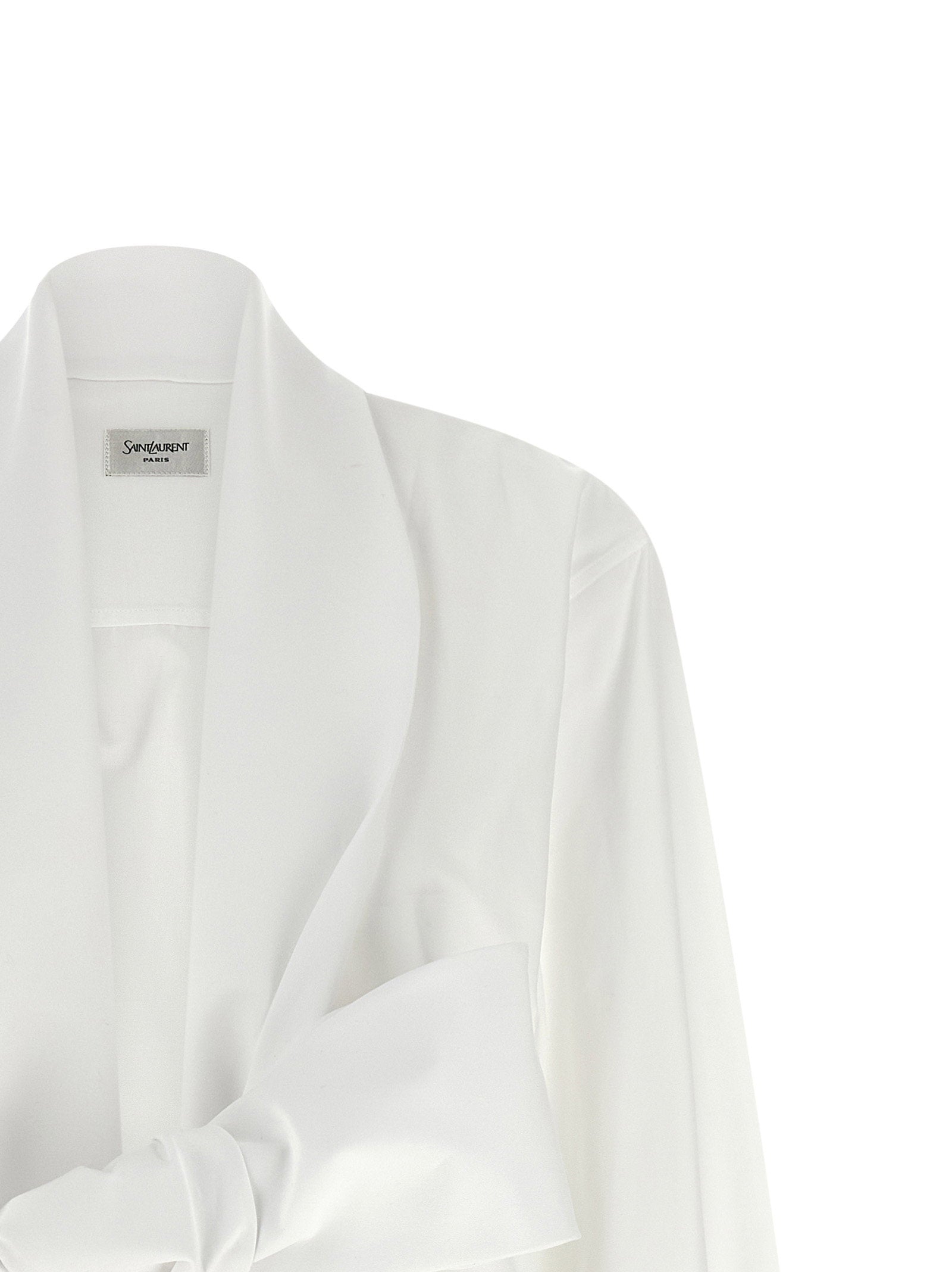 Saint Laurent Lavallière Collar Shirt – 100% cotton - view 4