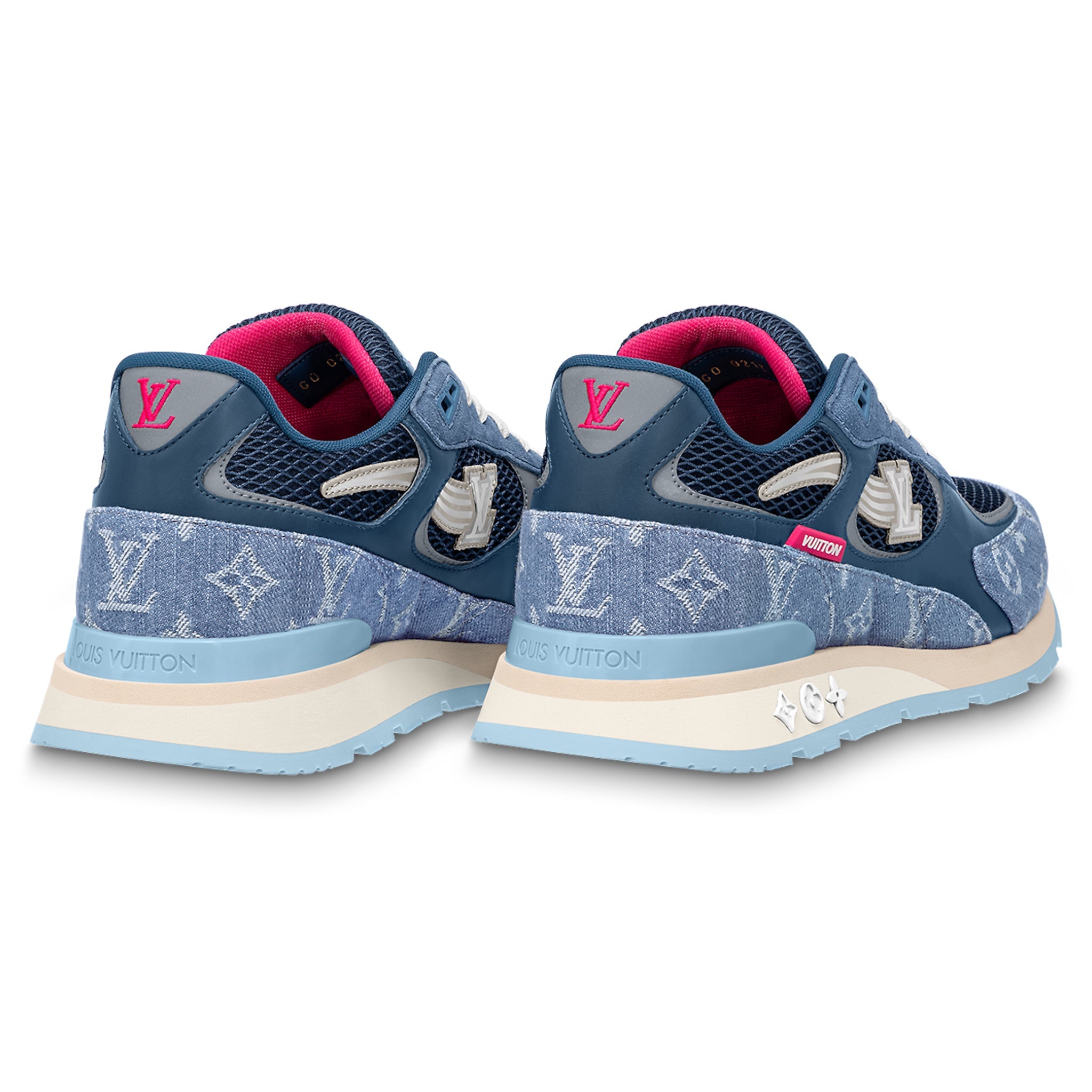 Louis Vuitton LV Run Away Blue Sneaker - view 2