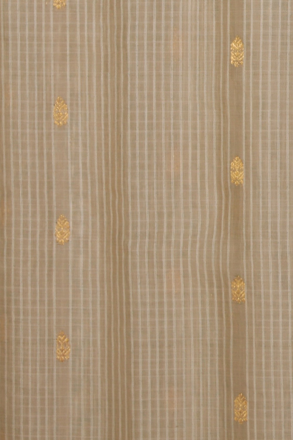 Kalanjali Gadwal Cotton Silk Off-White Saree – Women's - view 2