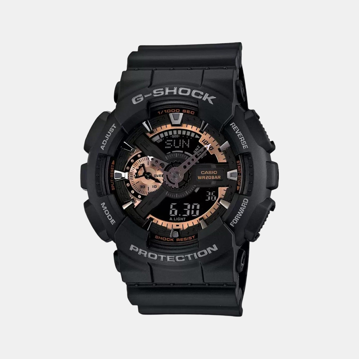 Casio G-Shock Men Quartz Black Dial Analog-Digital Resin Watch G397