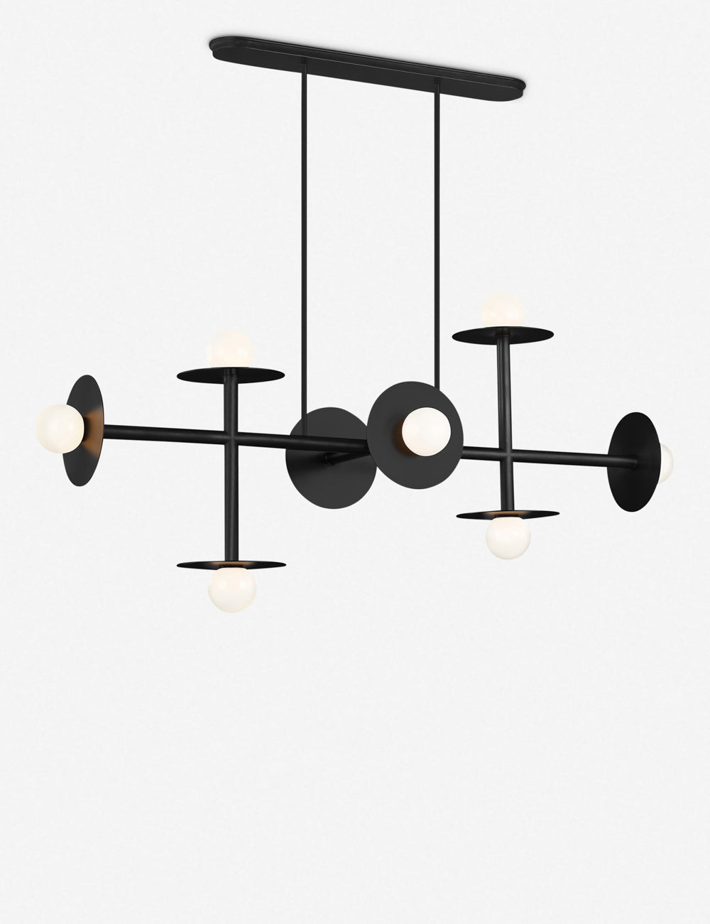 Lulu and Georgia Nodes Large Linear Chandelier by Kelly Wearstler - view 2