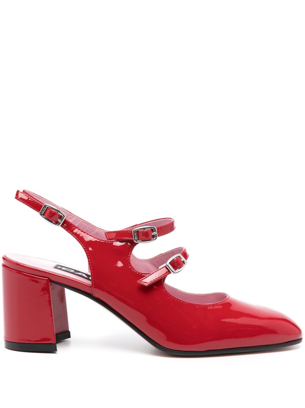 Carel Paris Banana slingback pumps. – Calf Patent Leather 100%