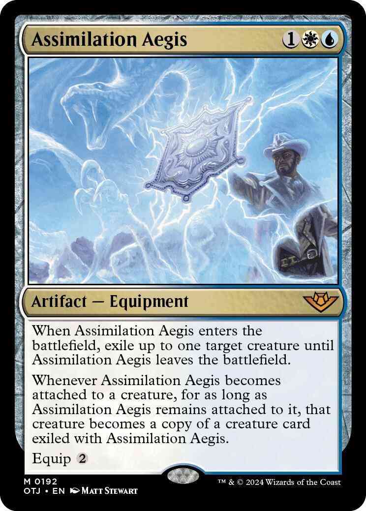 Assimilation aegis 192 – Magic Assimilation Aegis [192] [Outlaws of Thunder Junction] [Non-Foil]
