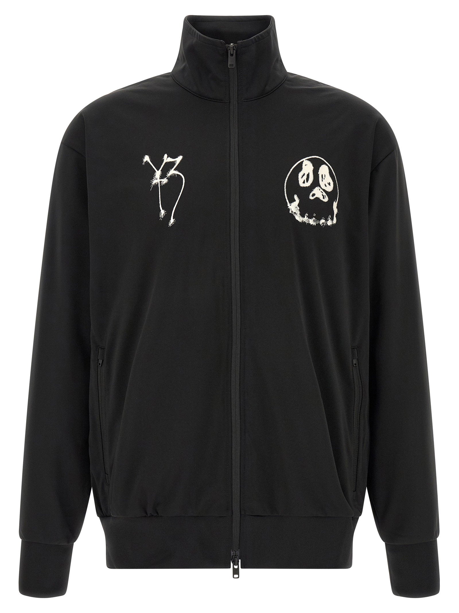 Y-3 Track Top Gfx Nyln Printed Zip Sweatshirt