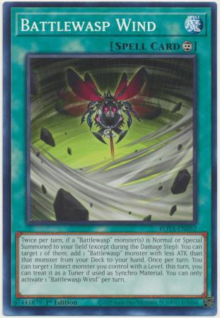 Yu-Gi-Oh! Battlewasp Wind - ROTA-EN052 - Common - 1st Edition