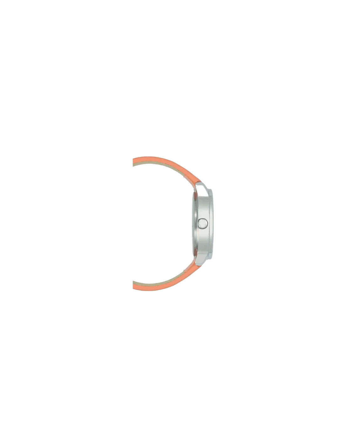 Helix Hustlers Orange Leather Strap – Rose Gold