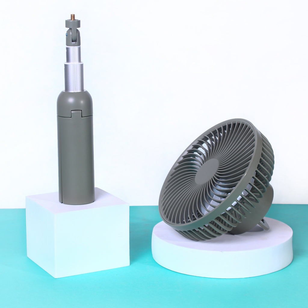 Porffitto Portable Tripod Fan With Lamp - view 14