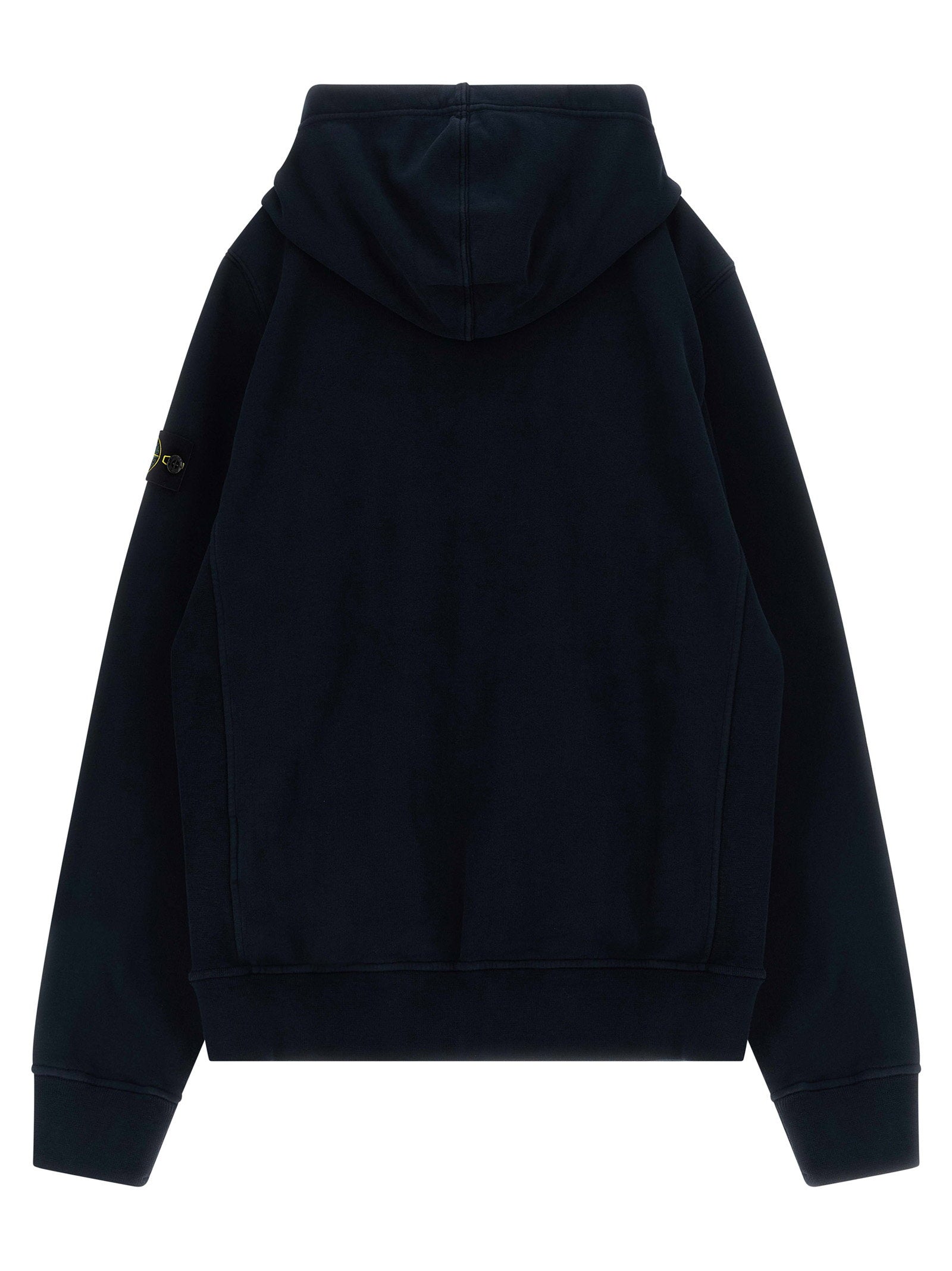 Stone Island Junior Badge Logo Hoodie – 100% cotton - view 2
