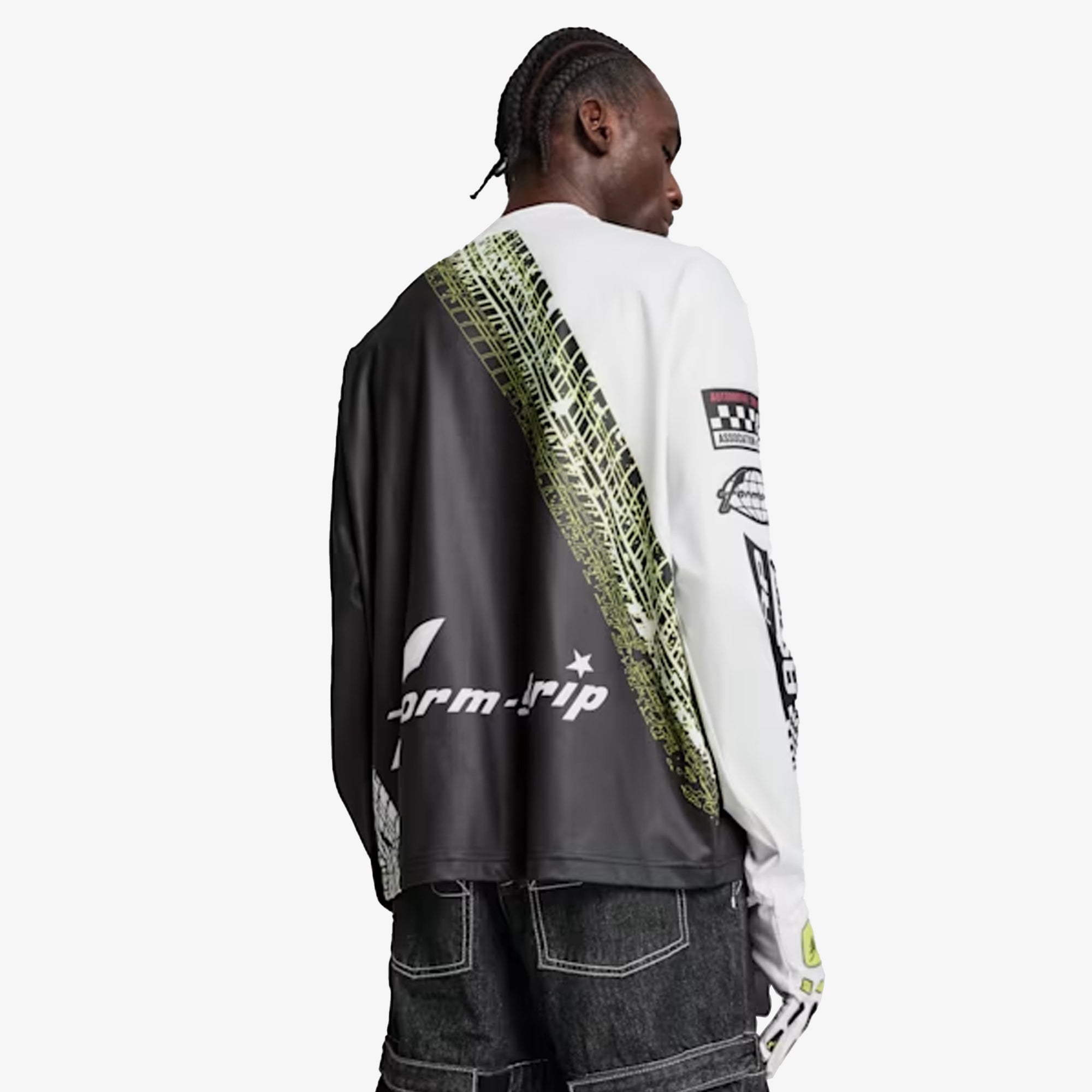 Puma |x A$ap Rocky Tire Long Sleeve Tee With Gloves { Puma White - view 2
