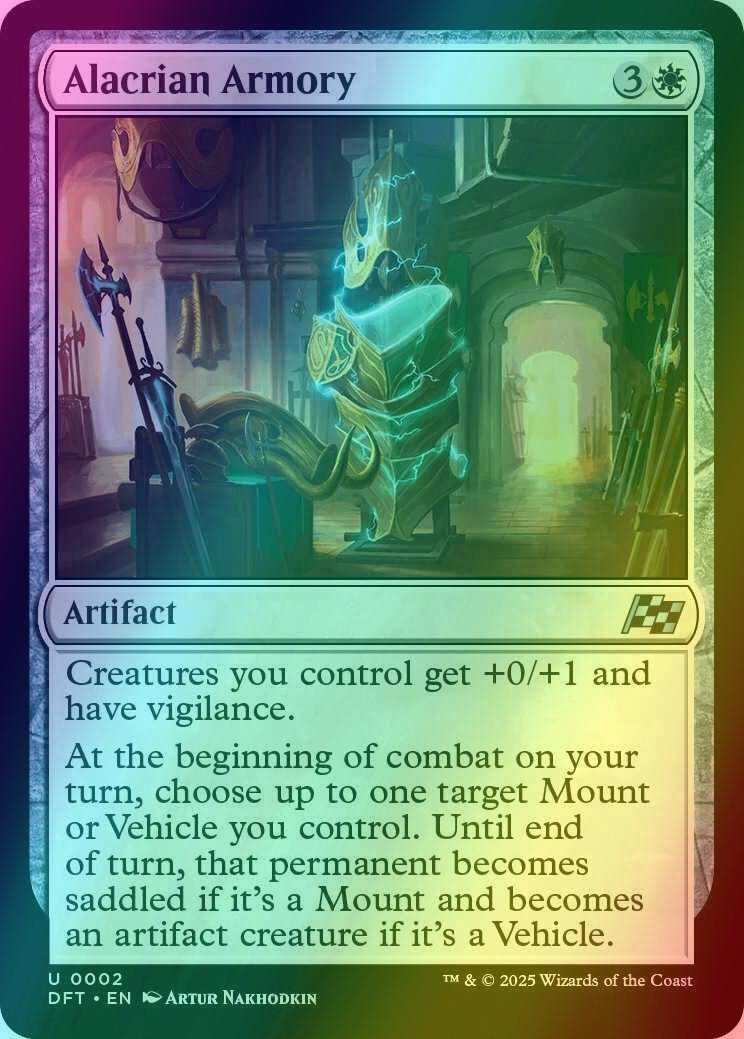 Alacrian armory 2 – Magic Alacrian Armory [2] [Aetherdrift] [Foil]