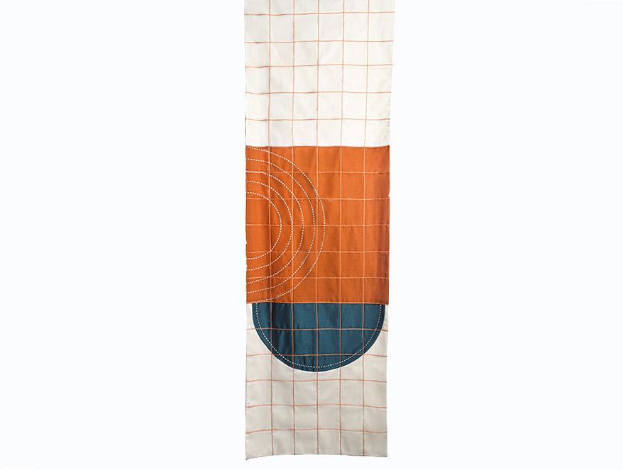 Spaces India Handcrafted Multi 100% Cotton Table Runner - Rhythm By Spun - view 2