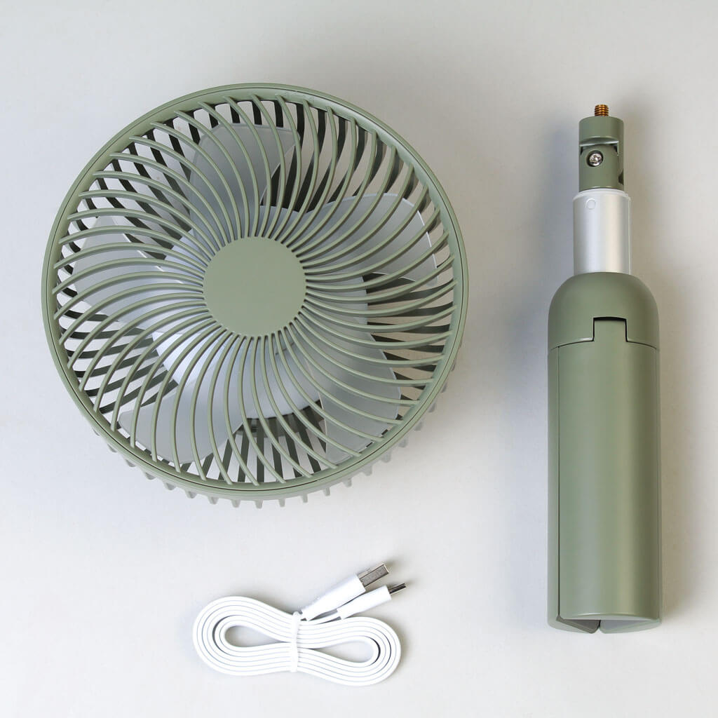 Porffitto Portable Tripod Fan With Lamp - view 21