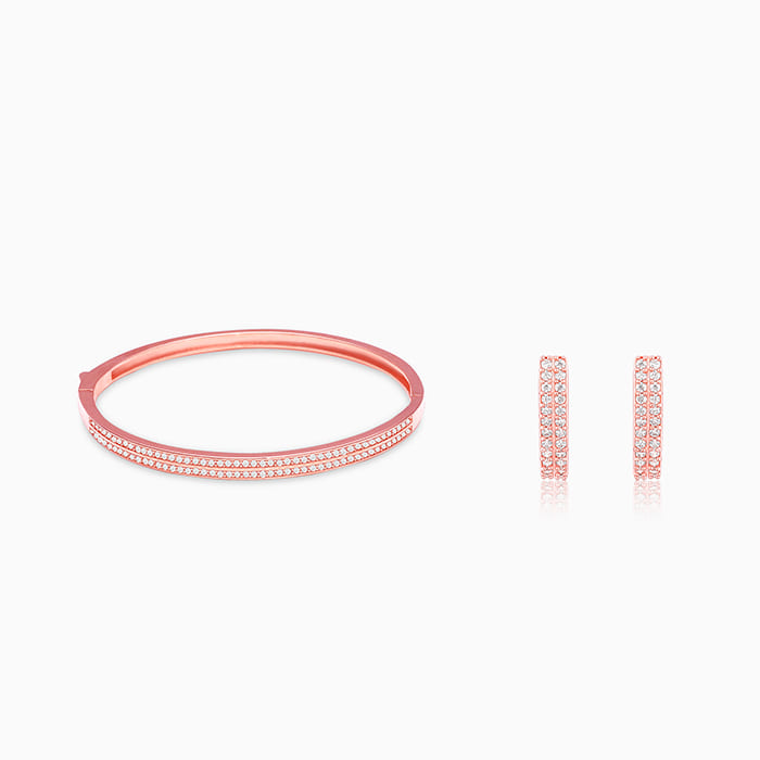 GIVA Jewellery Rose Gold Slender Set of Two