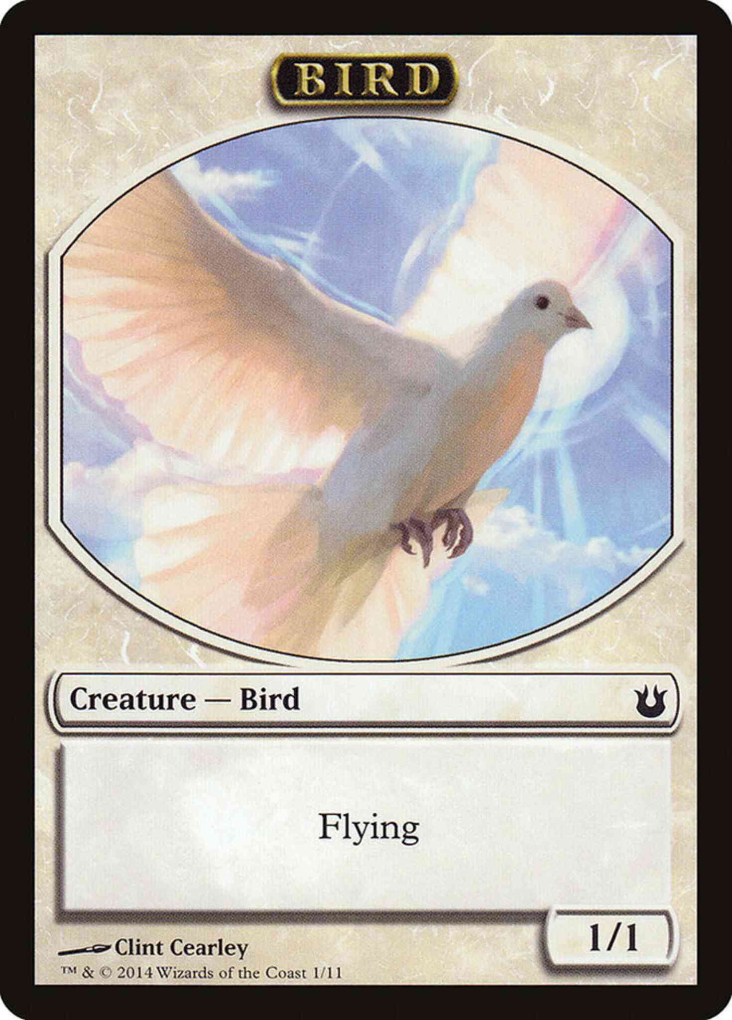 Bird token 01 – Magic Bird Token [01] [Born of the Gods Tokens] [Non-Foil]