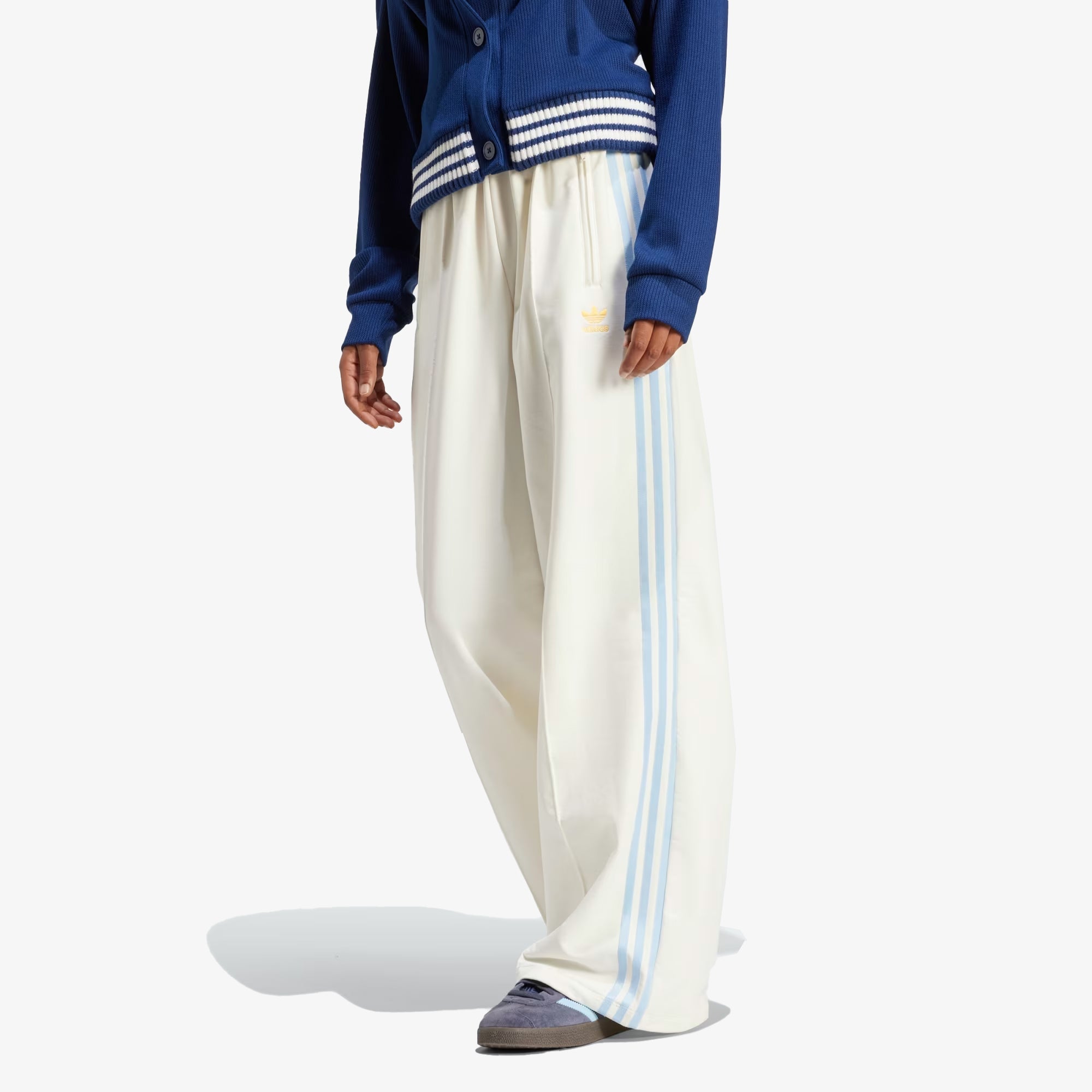 Adidas Originals | LOOSE TRACK SUIT PANTS { OFF WHITE