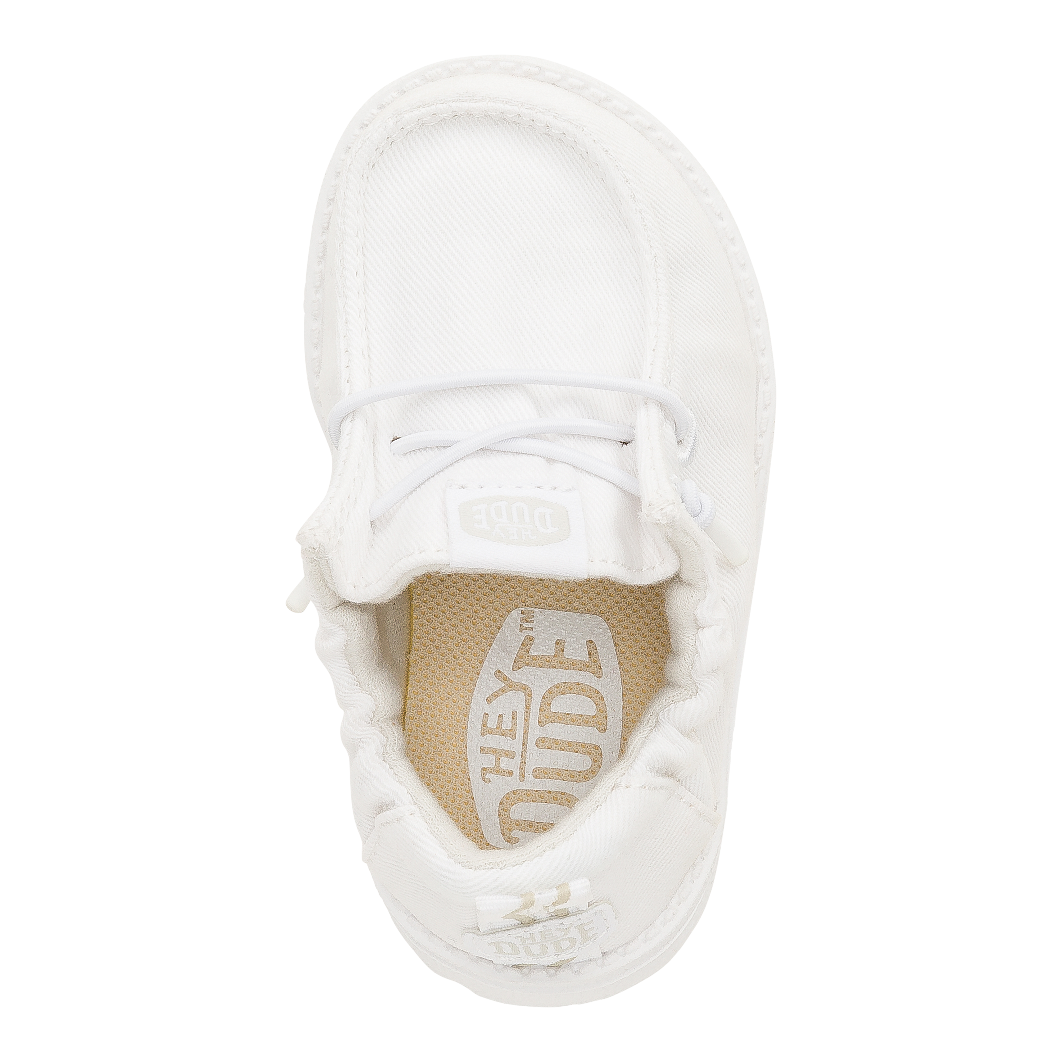 HEYDUDE shoes LILDUDE Infant Slip On Core - White - view 6