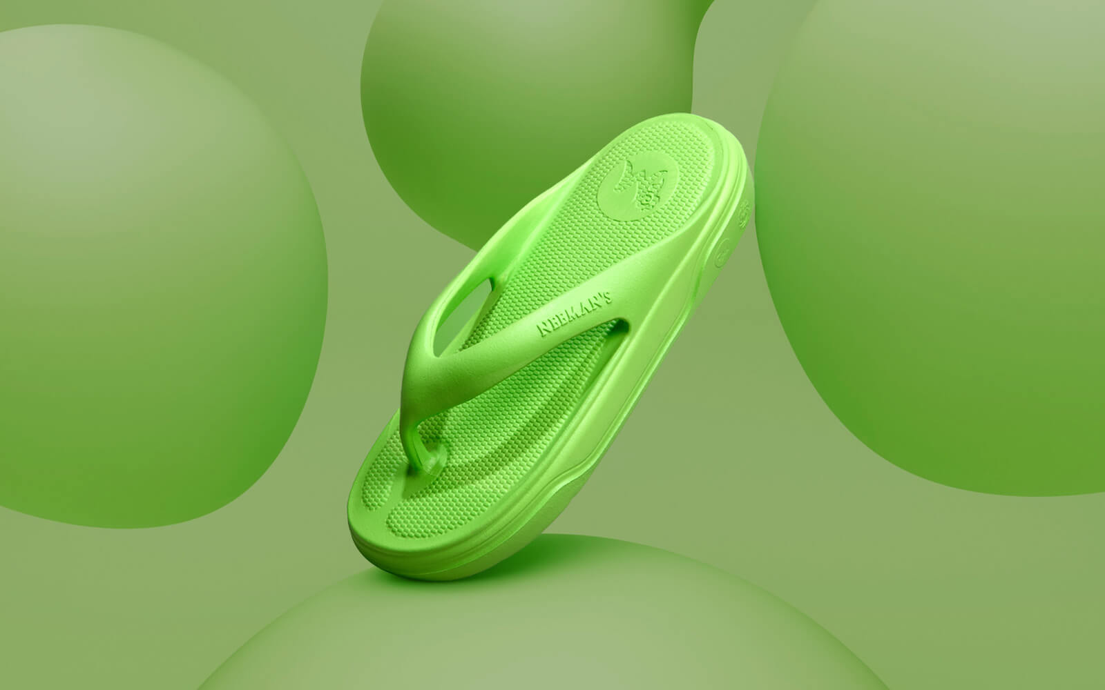 Neeman's Cushers Flips For Women : Neon Green - view 8