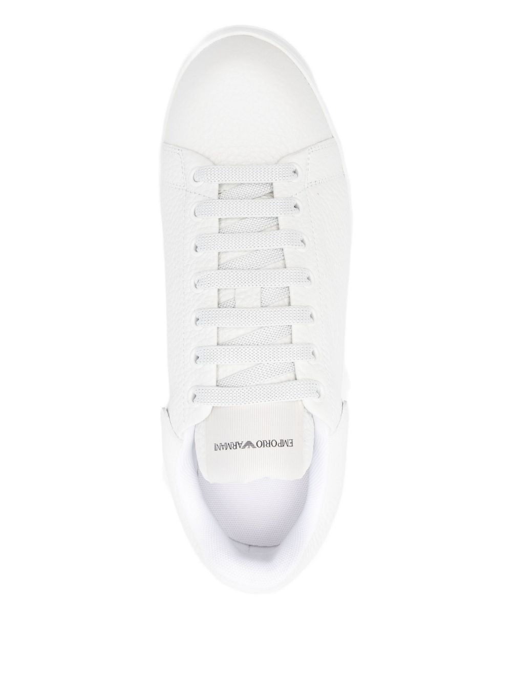 Emporio Armani Leather Sneakers – 100% Bovine Leather - view 4