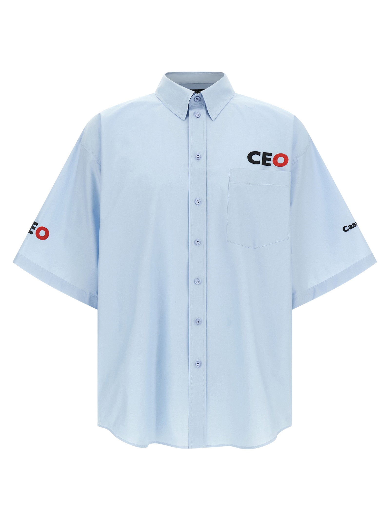 Balenciaga Ceo Uniform Logo Shirt – 100% cotton