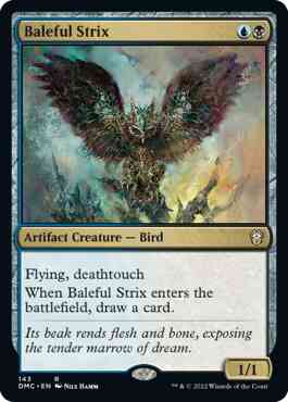 Baleful strix 143 – Magic Baleful Strix [143] [Dominaria United: Commander] [Non-Foil]