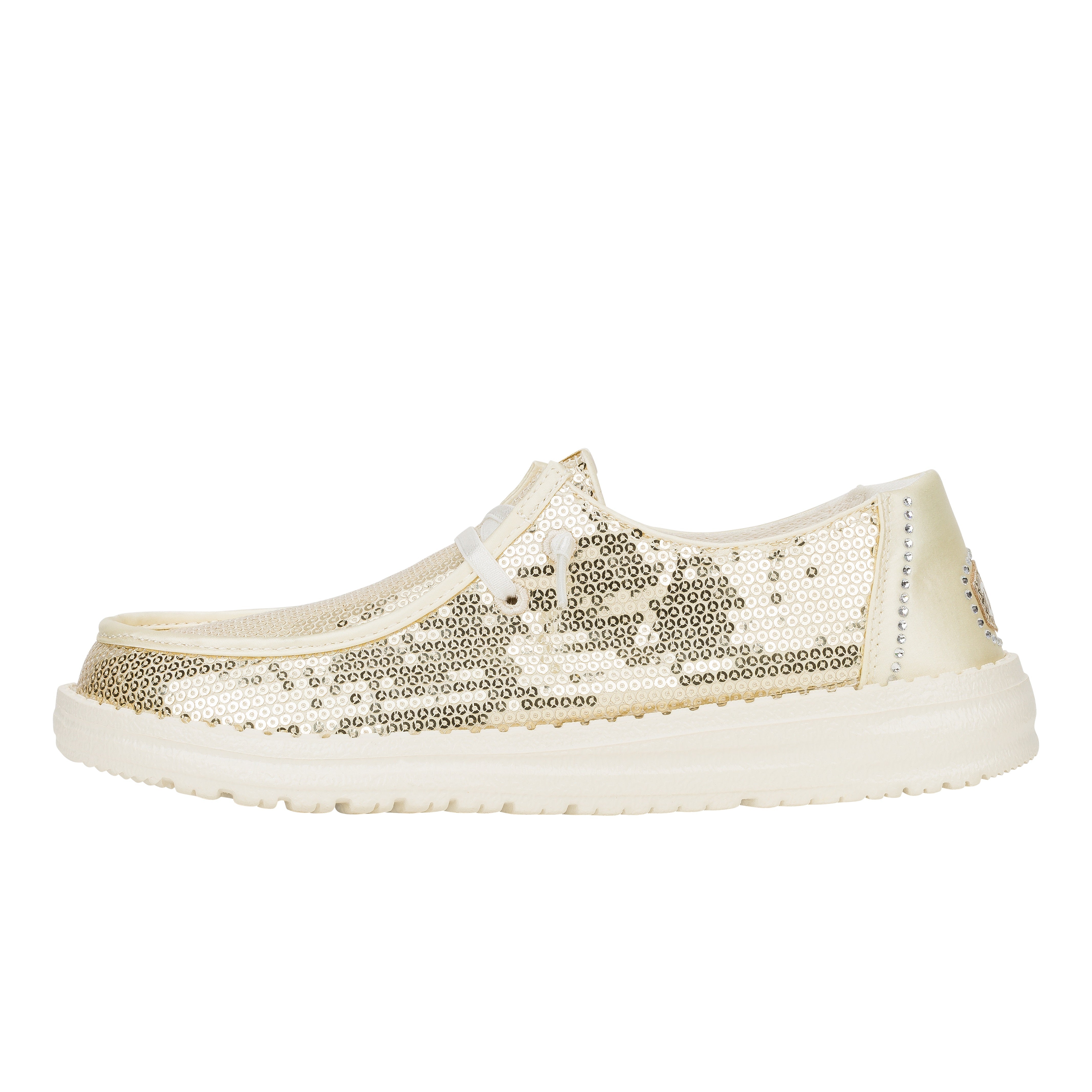 HEYDUDE shoes Wendy Disco Sequin - Gold – Women's