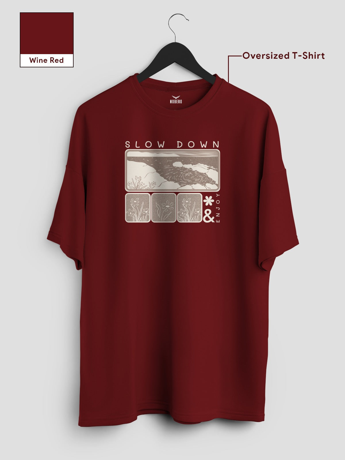 BlackTree(THHOR SERIES-BT10025)Oversized for mens Tee