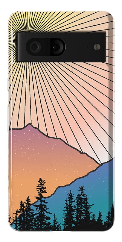 Casetry Golden Hour | Mountain Sunset Google Pixel Case - view 4