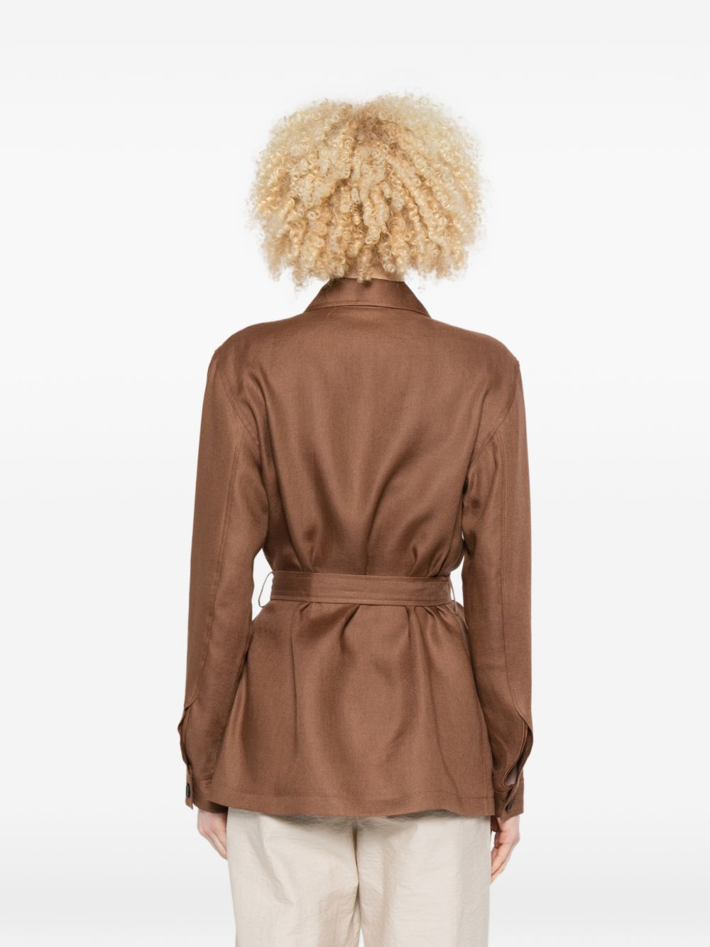 Tagliatore Linen jacket – Outer: Linen/Flax 100% - view 2