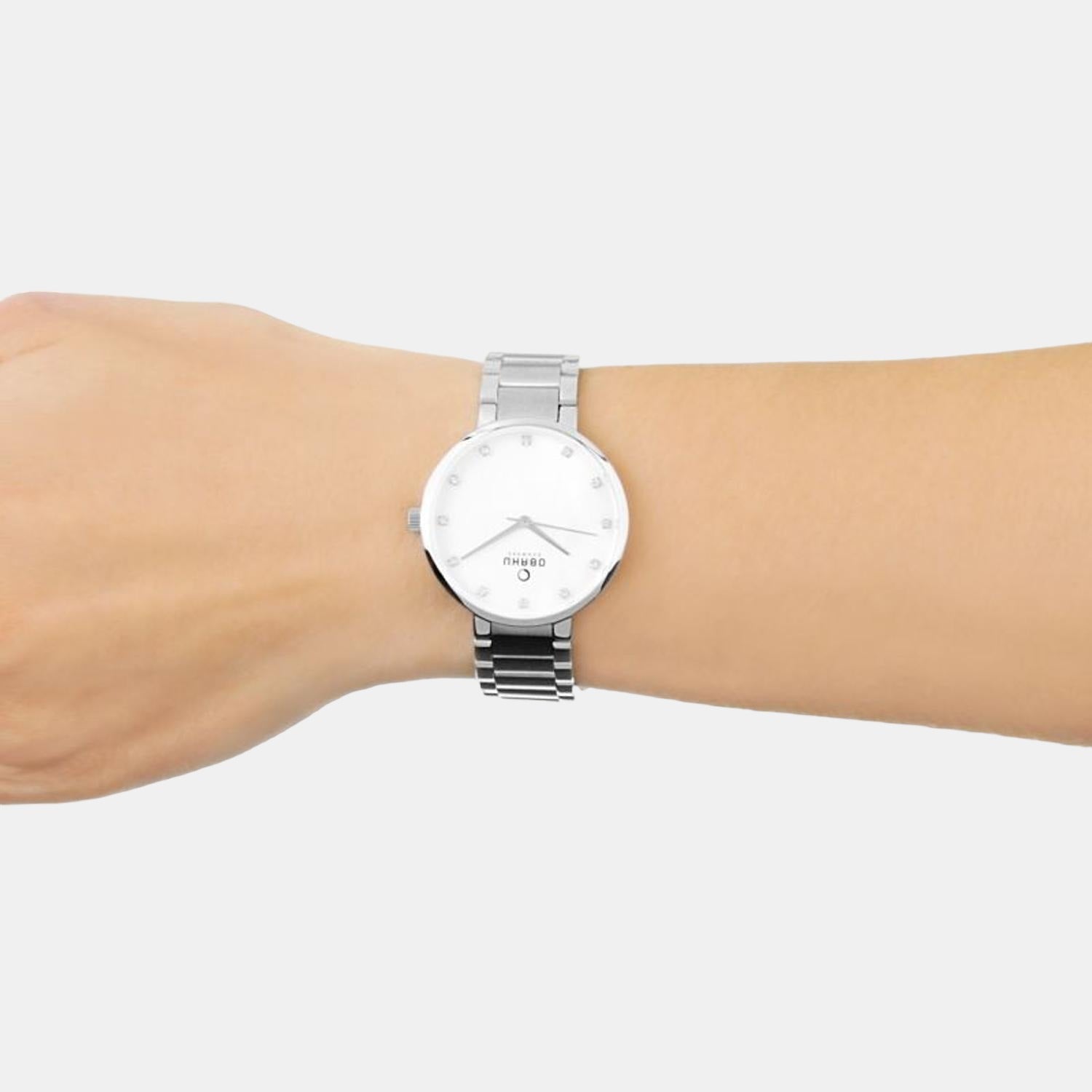 Obaku Glad Coral Women Quartz Mother Of Pearl Dial Analog Stainless Steel Watch V189LXCPSC - view 2