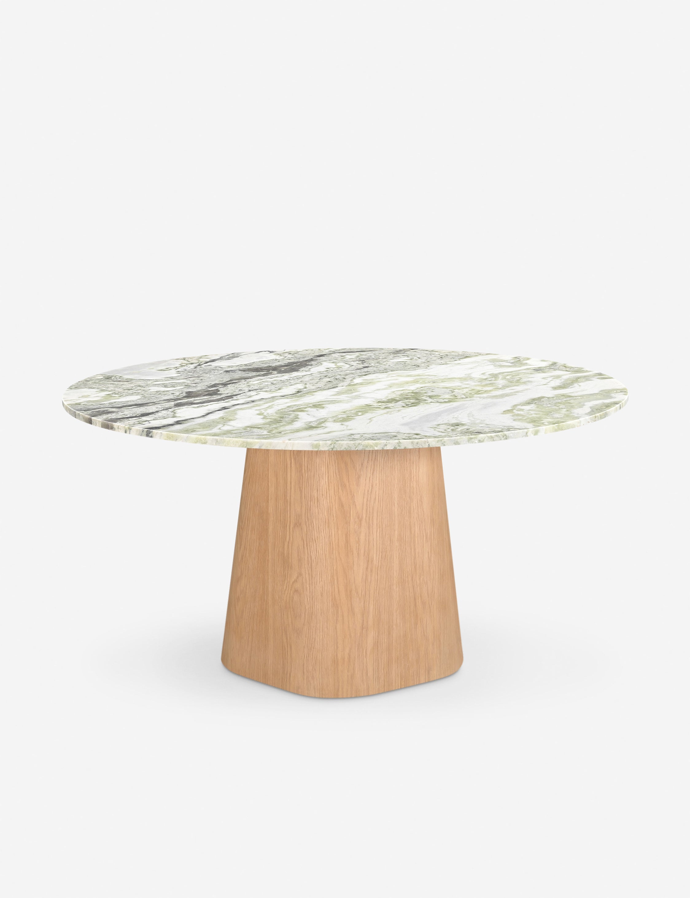 Lulu and Georgia Hendel Round Dining Table – Green Marble - view 2