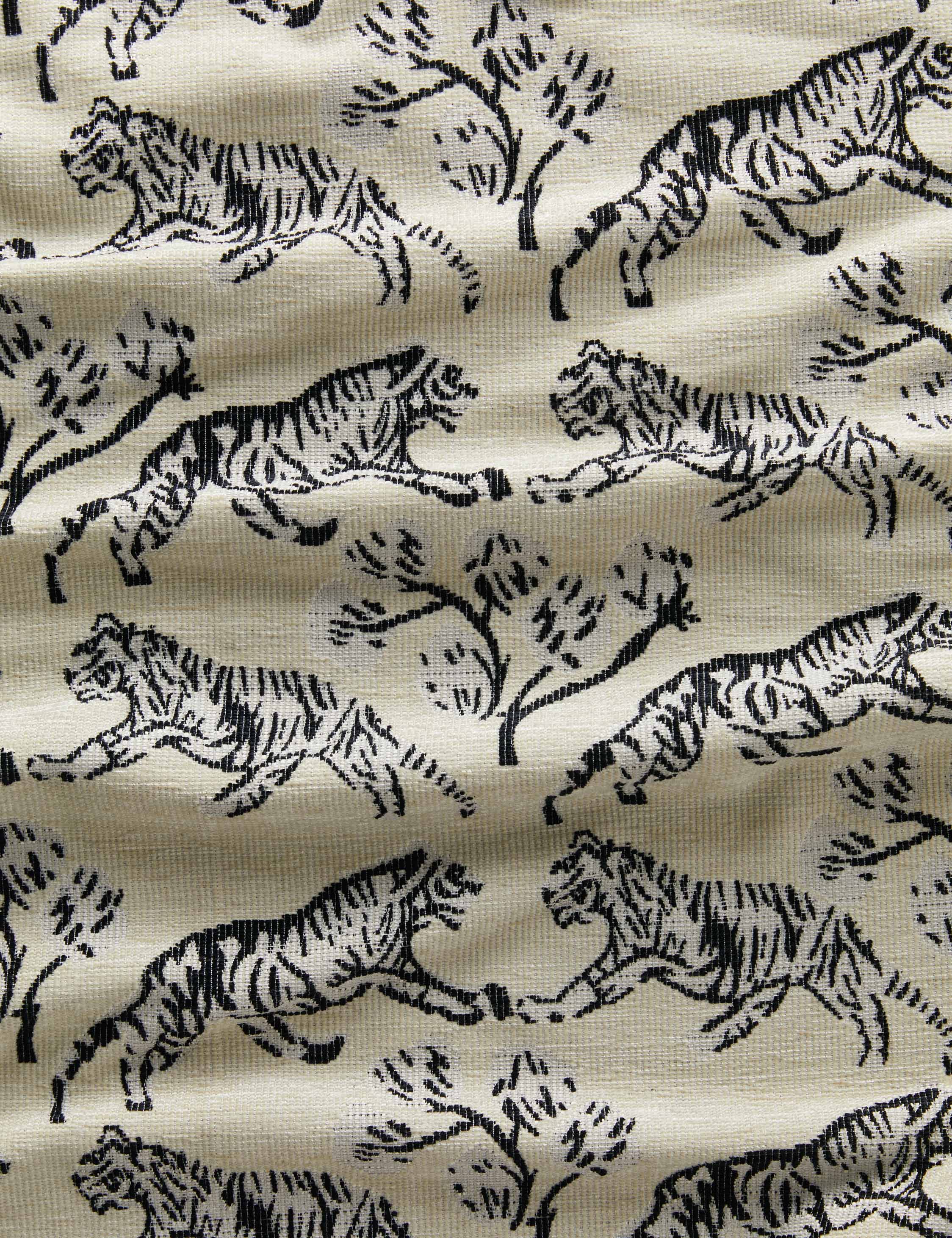 Lulu and Georgia Tiger Jacquard Fabric by Sarah Sherman Samuel - view 6