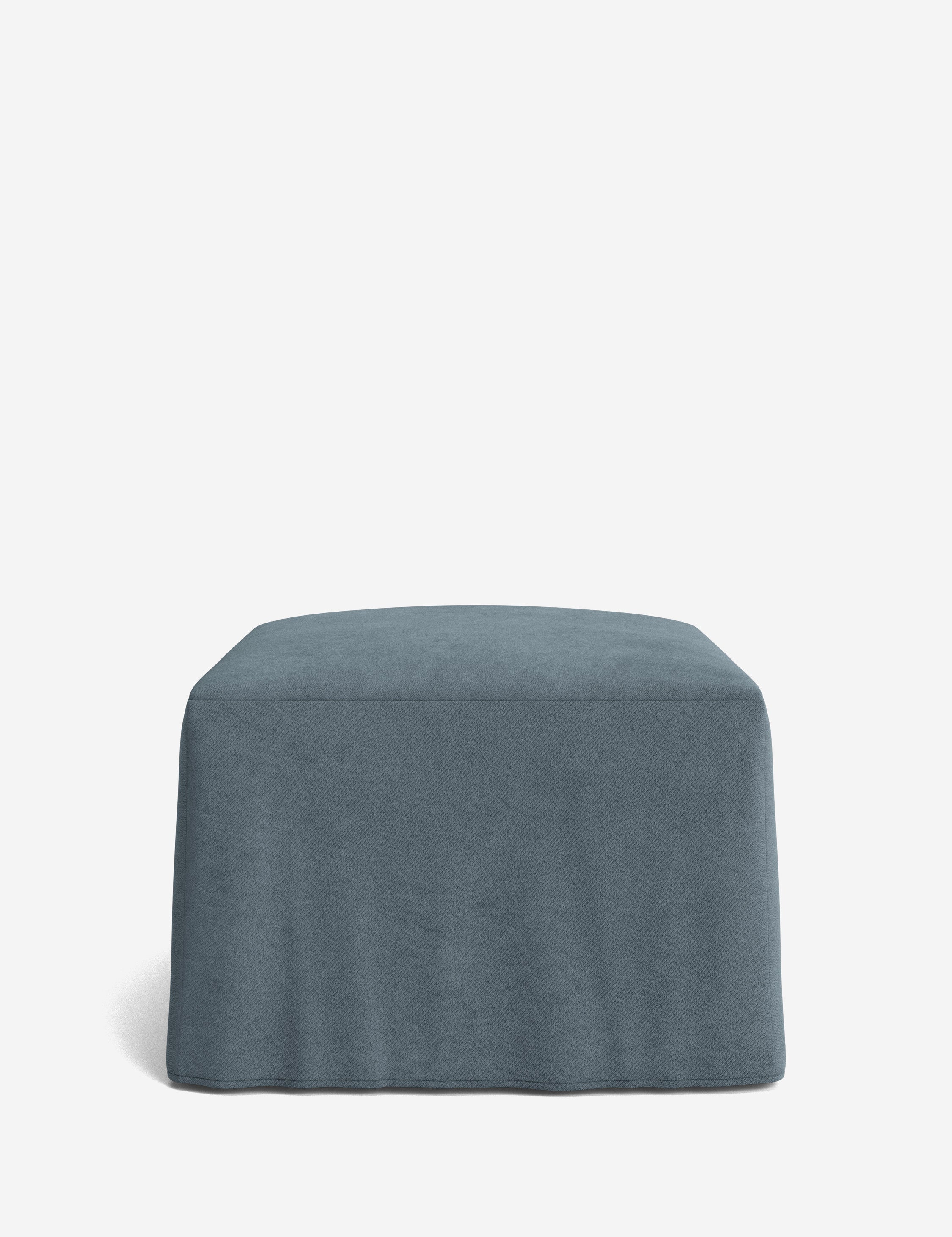Lulu and Georgia Portola Slipcover Ottoman - view 99