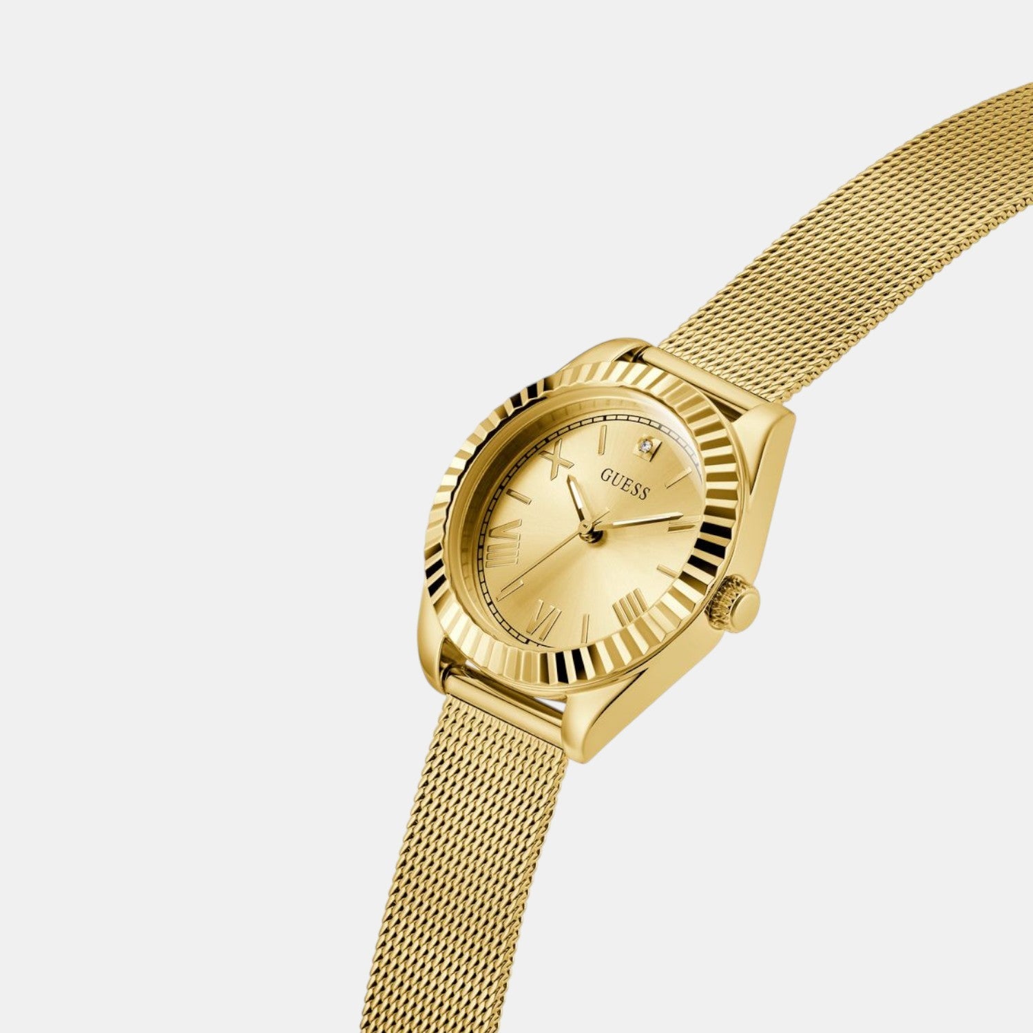 Guess Dress Women Quartz Champagne Dial Analog Mesh Watch GW0842L2 - view 4