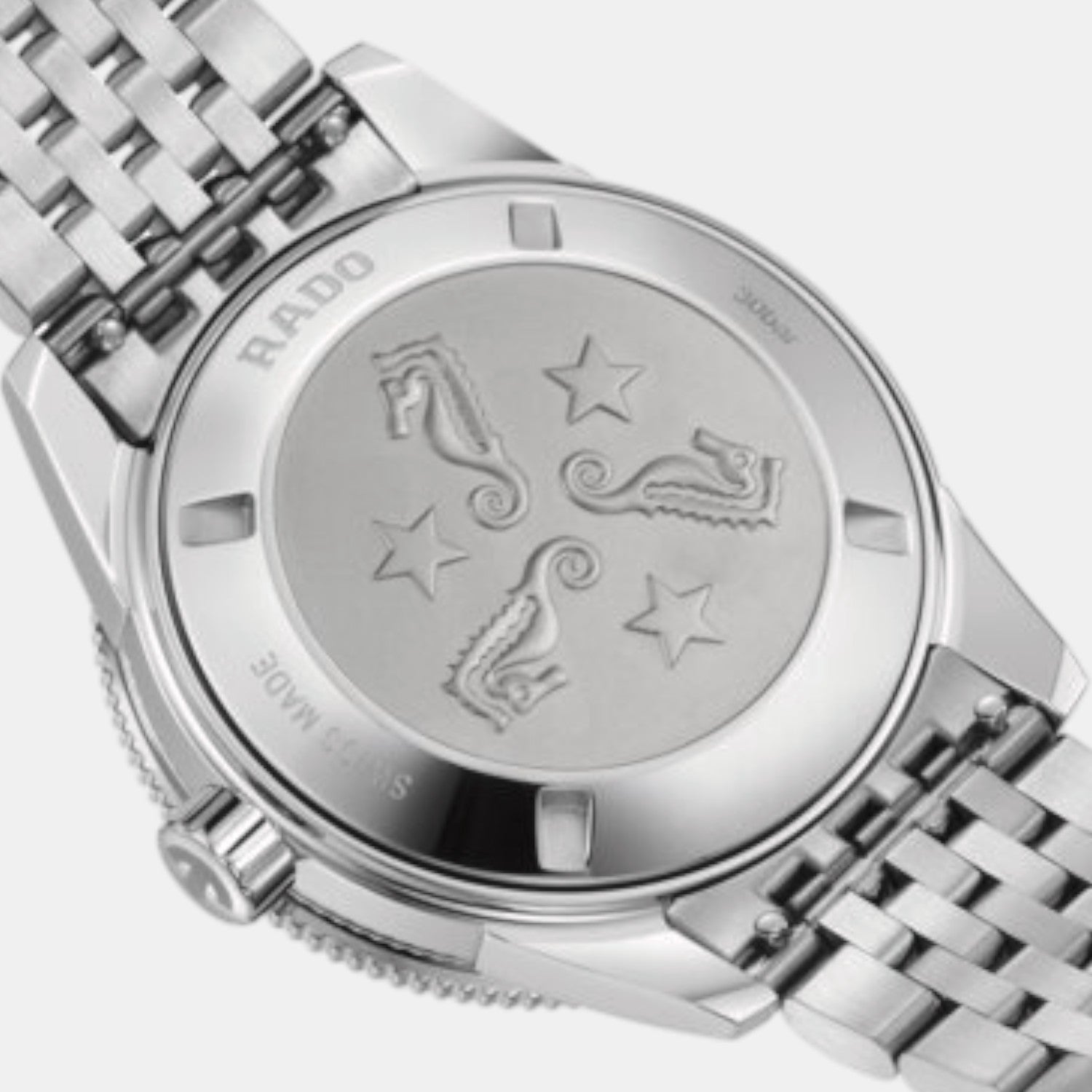 Rado Captain Cook Unisex Automatic Blue Silver Dial Analog Stainless Steel Watch R32223203 - view 4