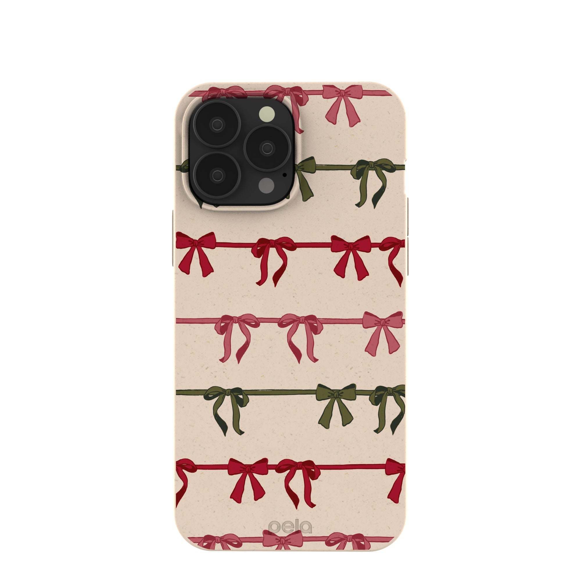 Pela Case Seashell Holiday Bows iPhone 13 Pro Max Case