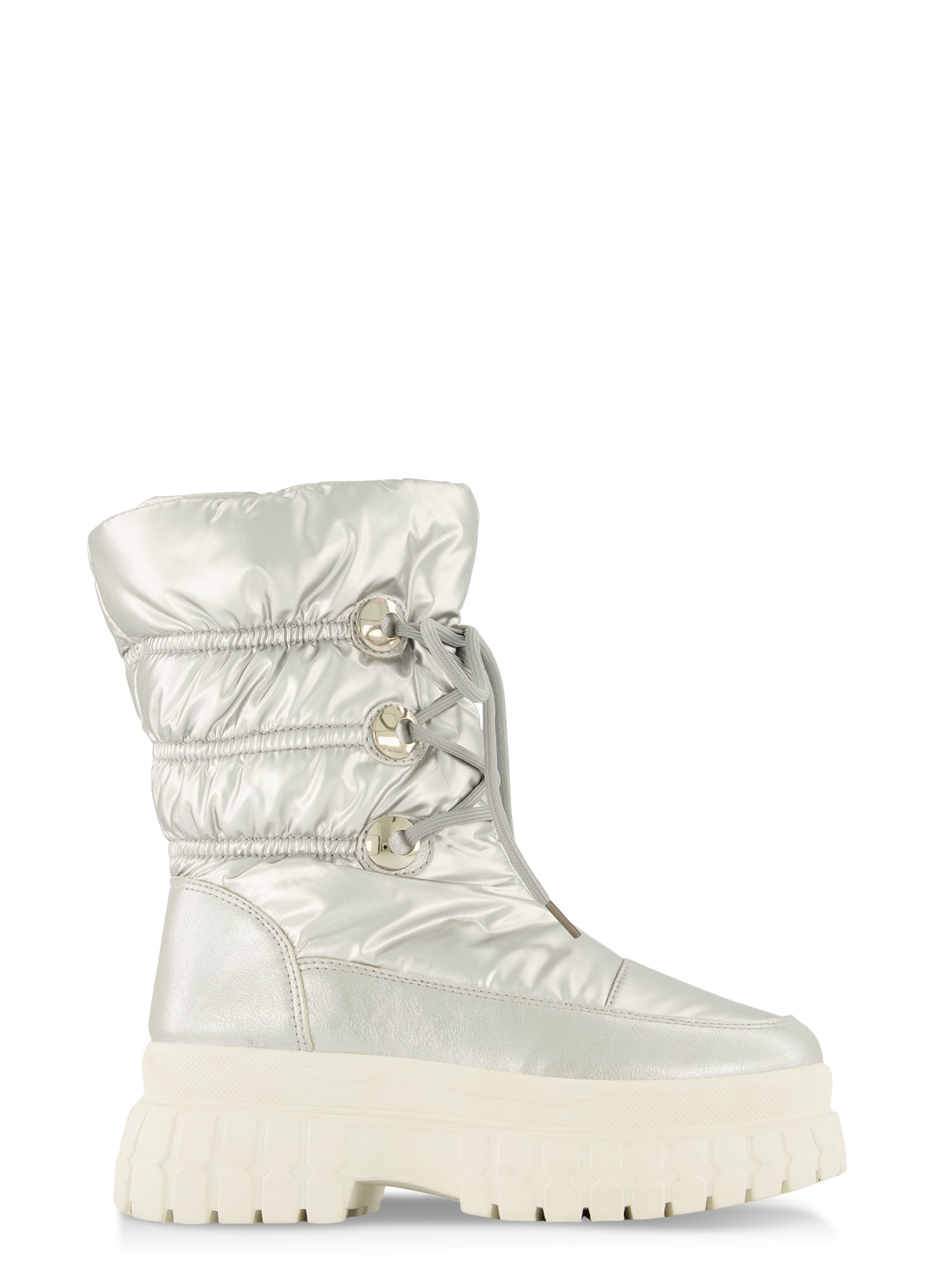 Rainbow Shops Lace Up Platform Weatherproof Snow Boots - view 2