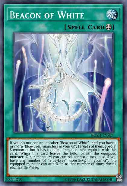 Yu-Gi-Oh! Beacon of White - BOSH-ENSE3 - Super Rare - Limited