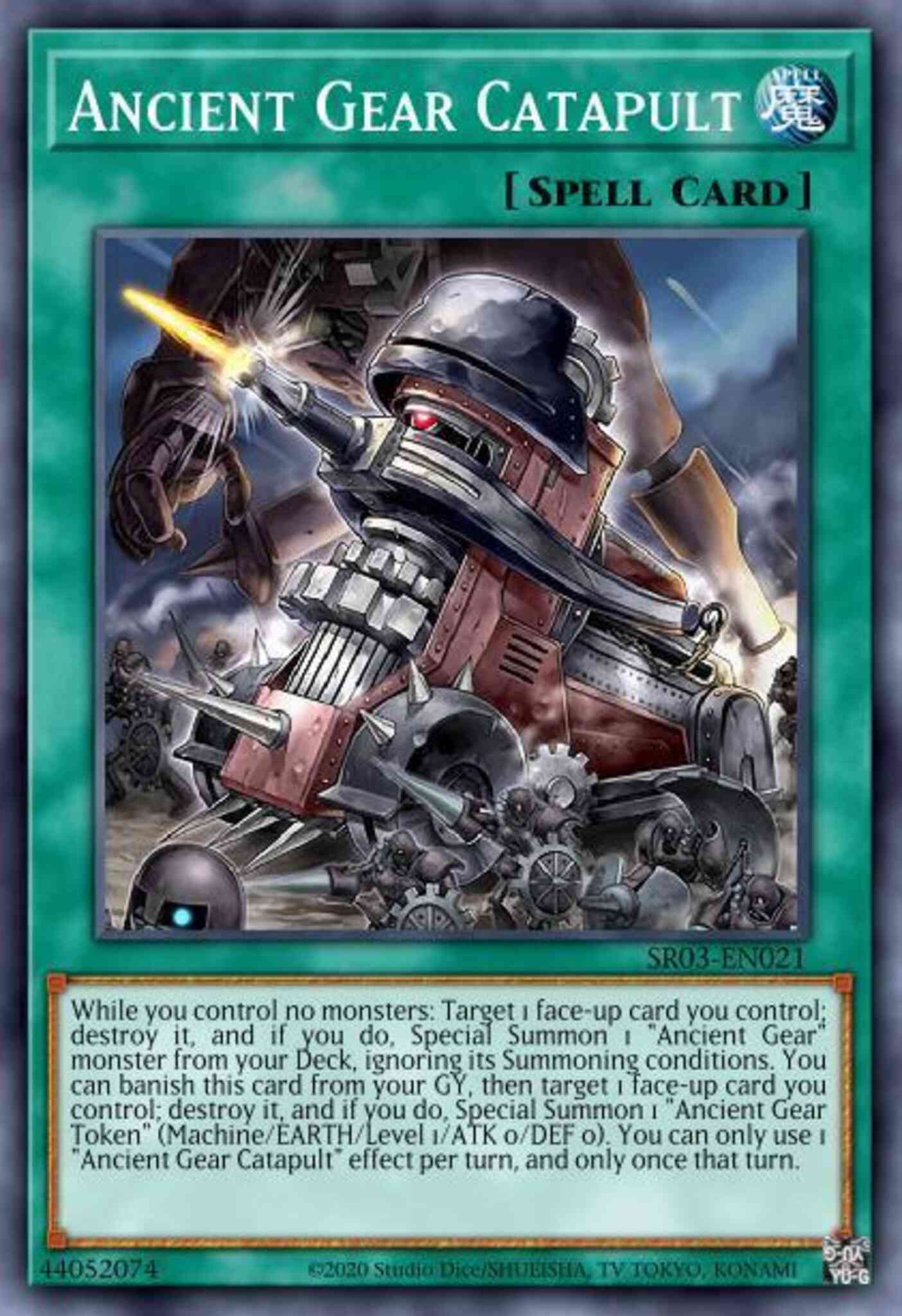 Yu-Gi-Oh! Ancient Gear Catapult - LDS1-EN089 - Common - 1st Edition