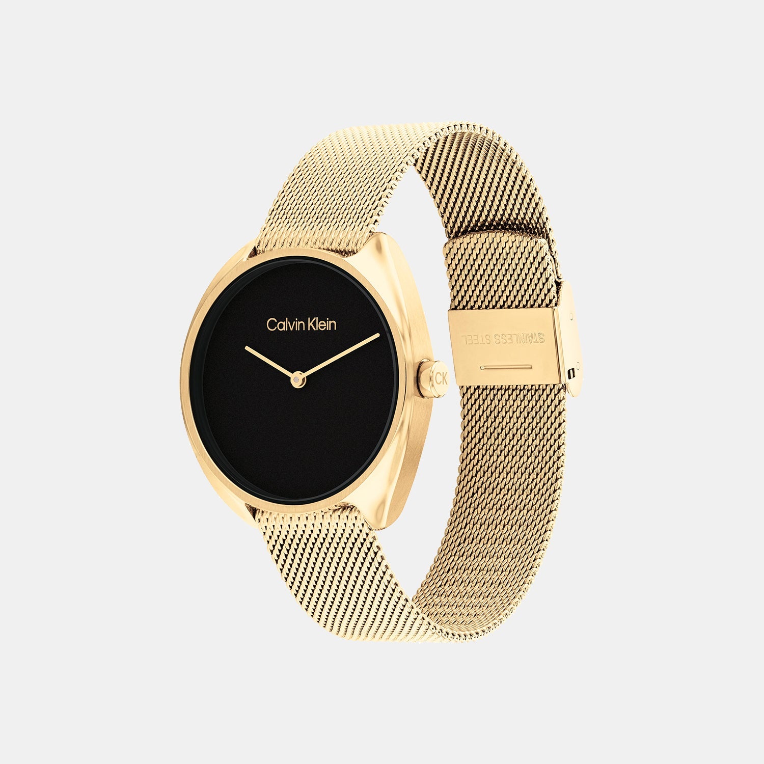 Calvin Klein Ck Adorn Women Quartz Black Dial Analog Mesh Watch 25200271 - view 2