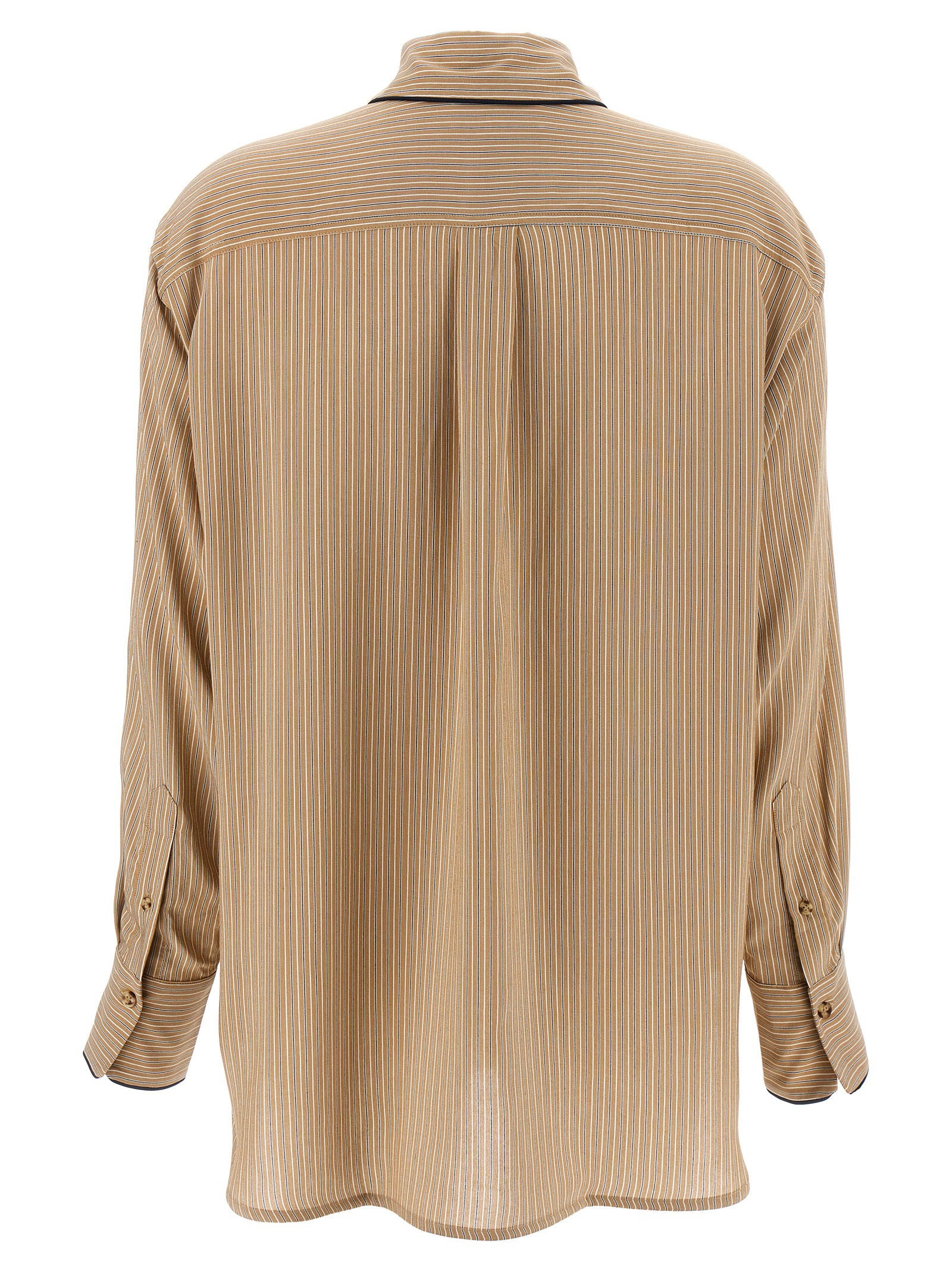 Victoria Beckham Piping Detail Pyjama Shirt – 70% viscose, 30% silk - view 2