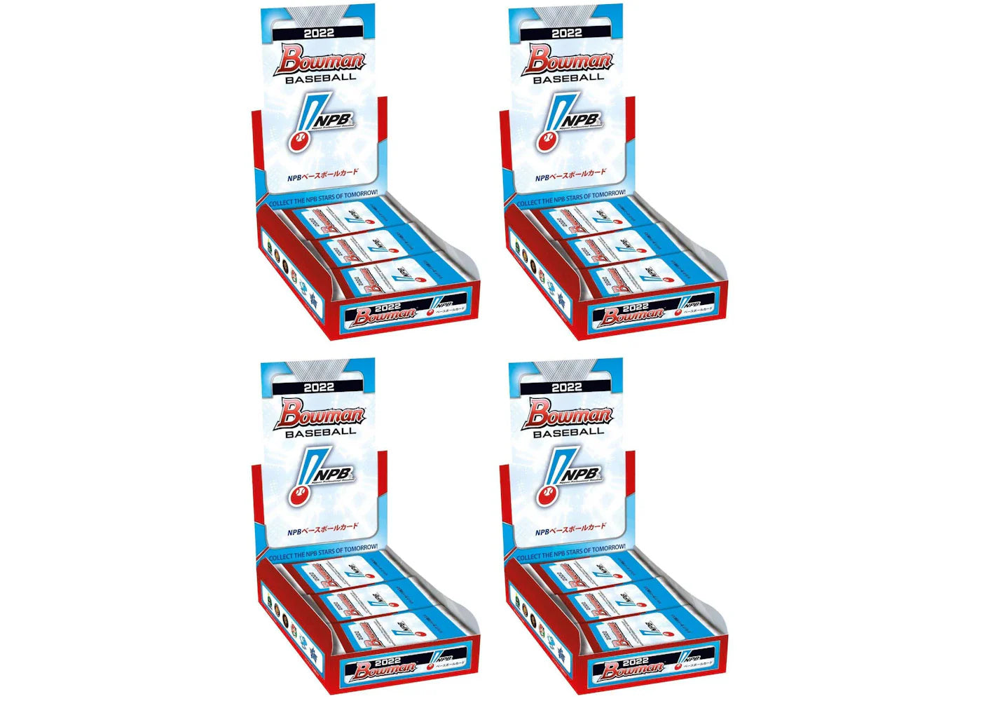 Npb nippon professional – 2022 Bowman NPB (Nippon Professional Baseball) Baseball Hobby Box 4x Lot