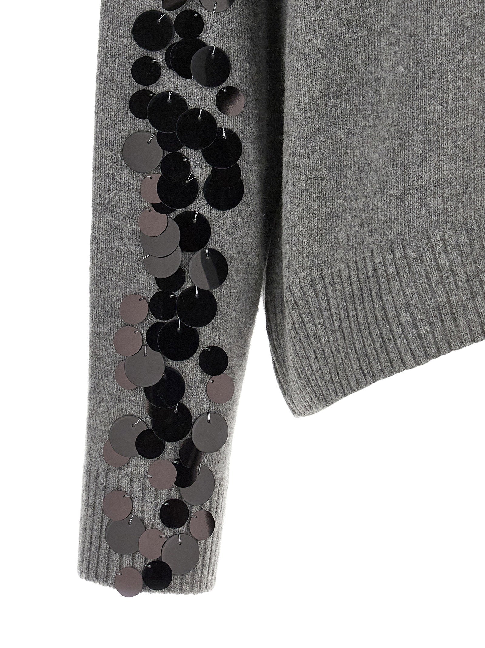 Nude Sequin Sweater – 80% wool, 20% polyamide - view 4