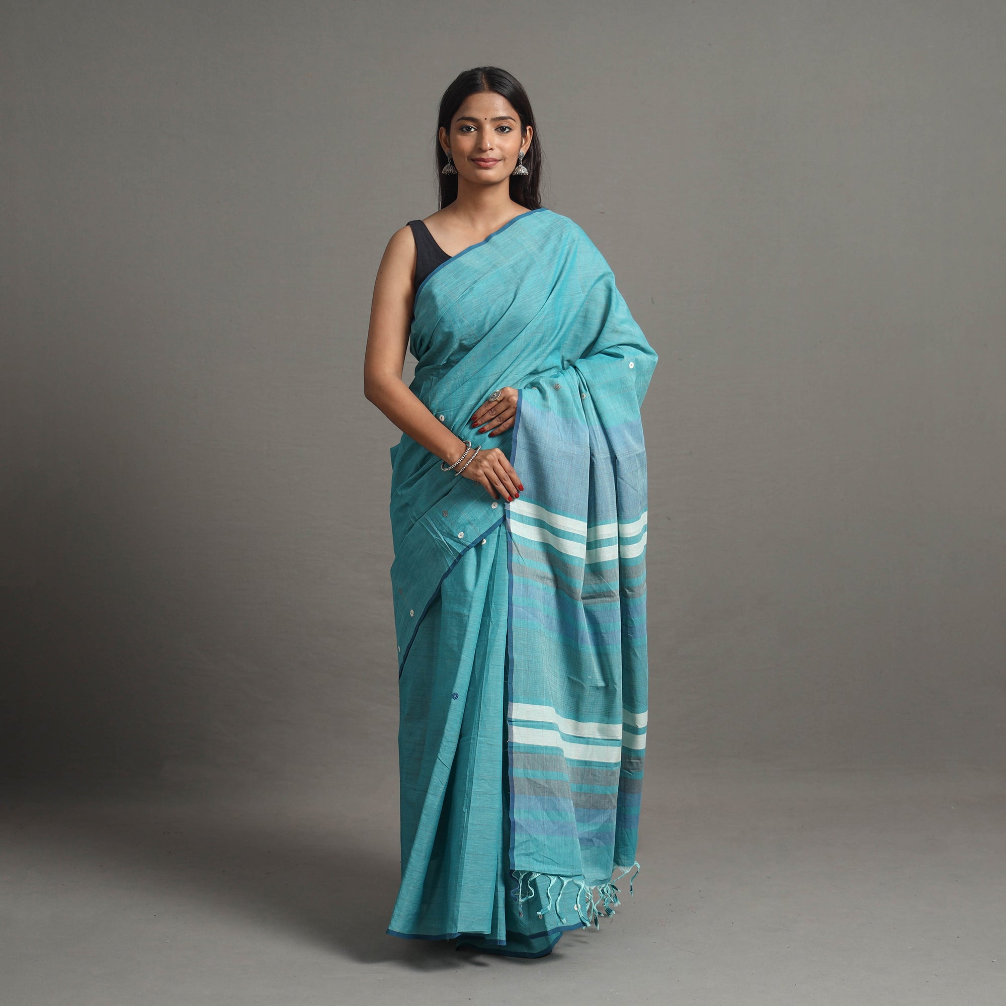 CHITRIKA Buti Cotton Handloom Saree 98 – Women's