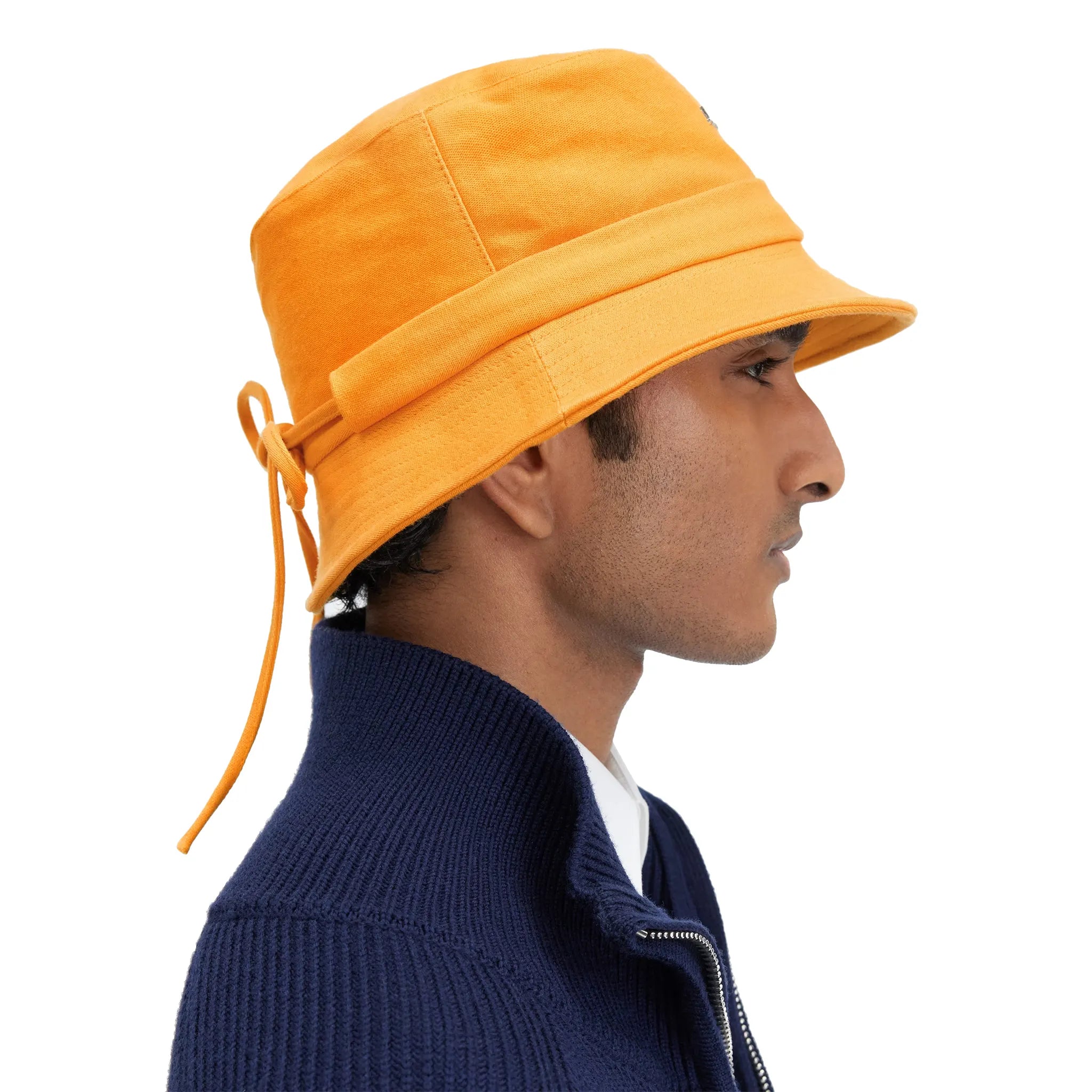 Jacquemus Le Bob Gadjo Dark Orange Bucket Hat - view 3