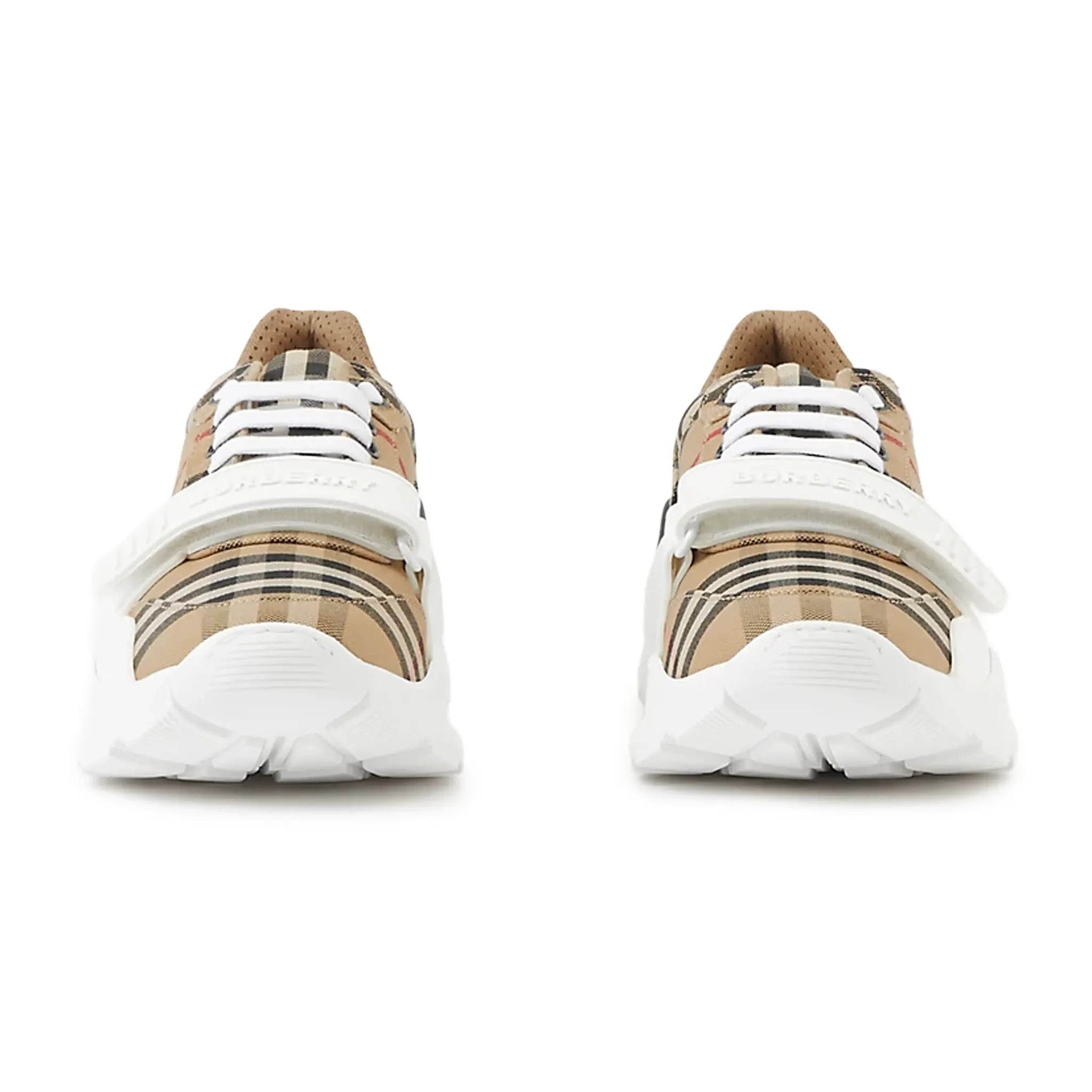 Burberry Vintage Check Cotton Sneaker – Beige - view 2